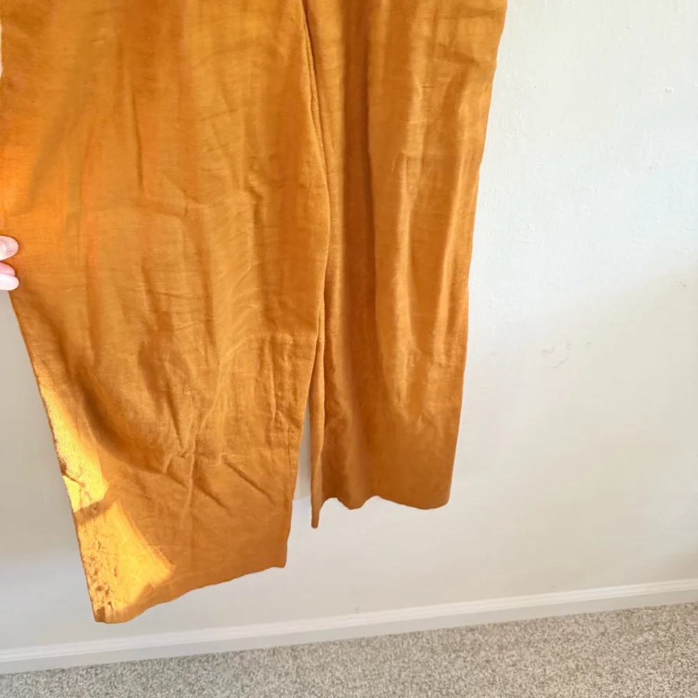 Banana Republic Women's Orange Tank Top Jumpsuit Size Petite 2